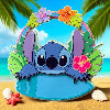 Stitch Beach Vibes Cake Topper