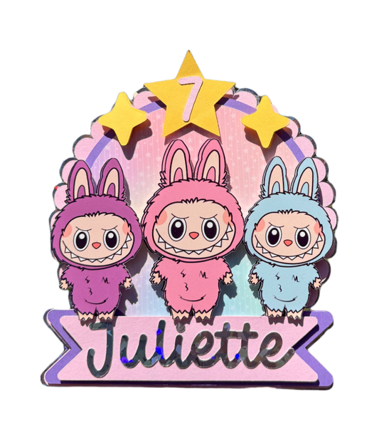Cute Labubu CakeTopper