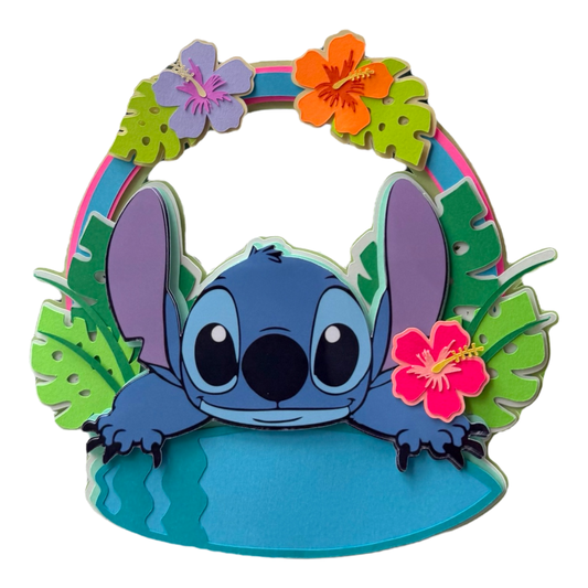 Stitch Beach Vibes Cake Topper
