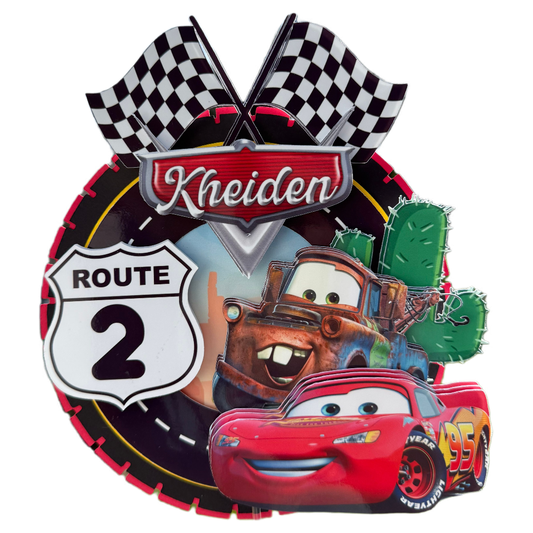 Cars 3D Cake Topper